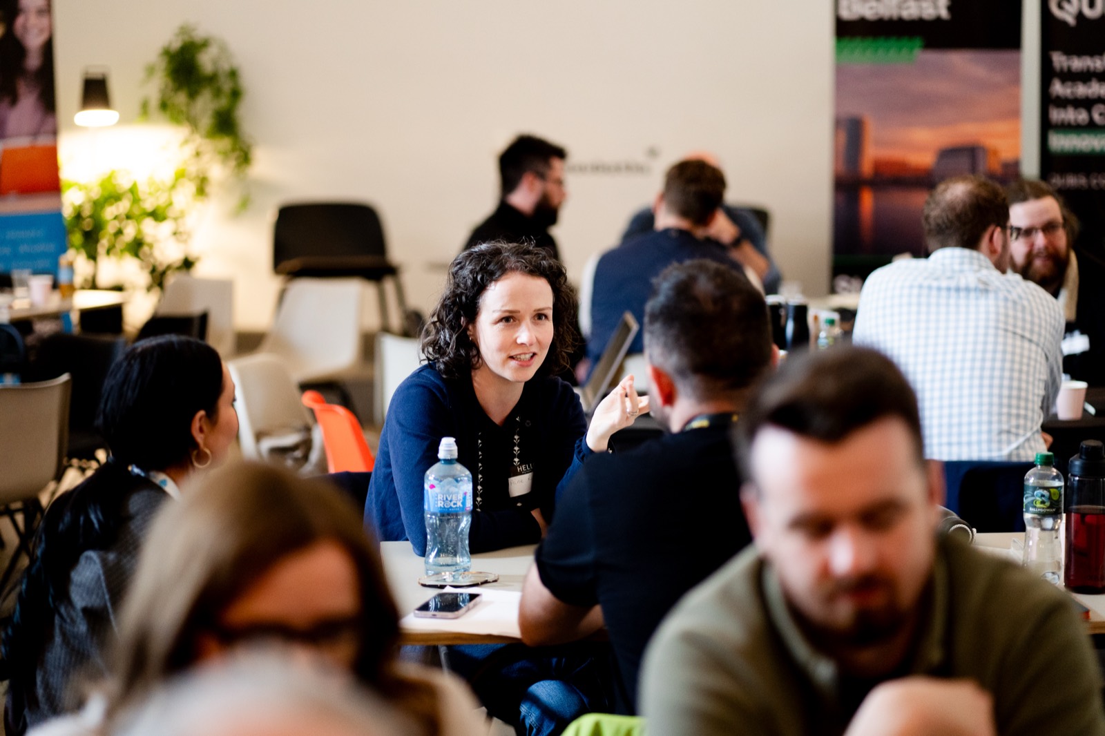 Teams building at a Techstars Belfast sprint